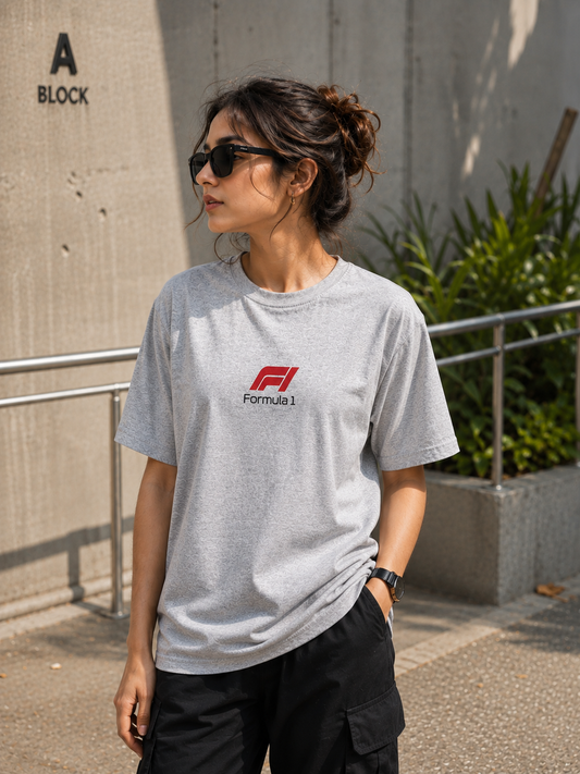 Ofstich women's oversized cotton T-shirt relaxed fit