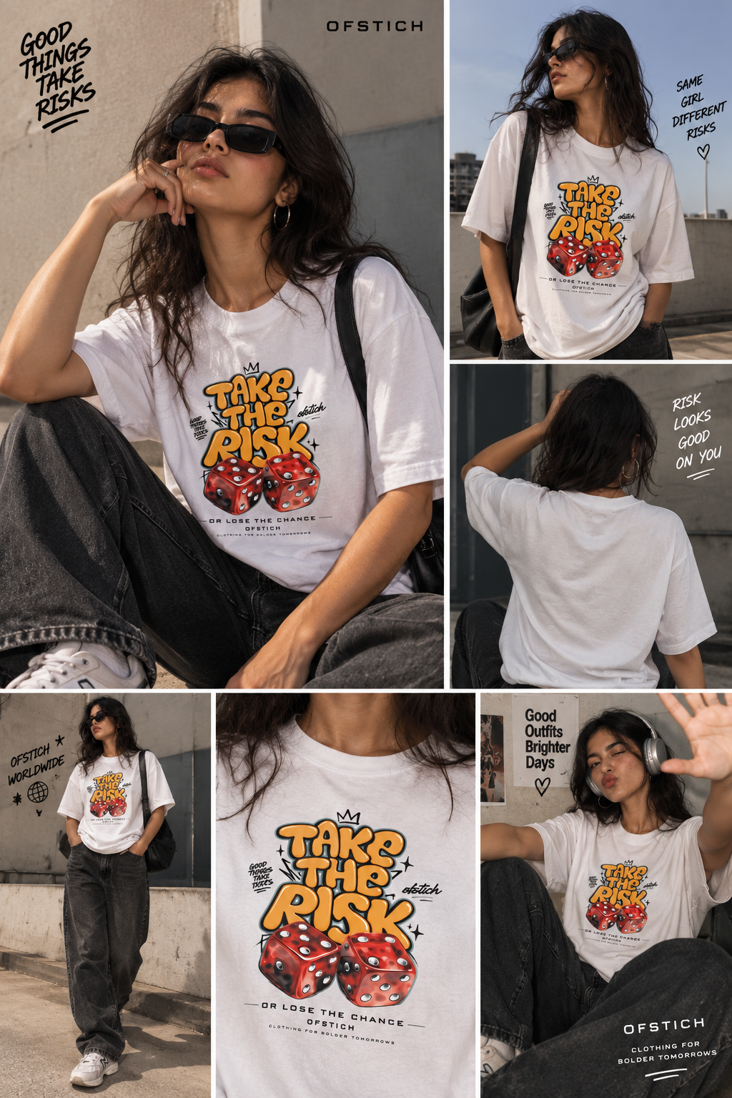 Ofstich Women Essential Over-sized Tees