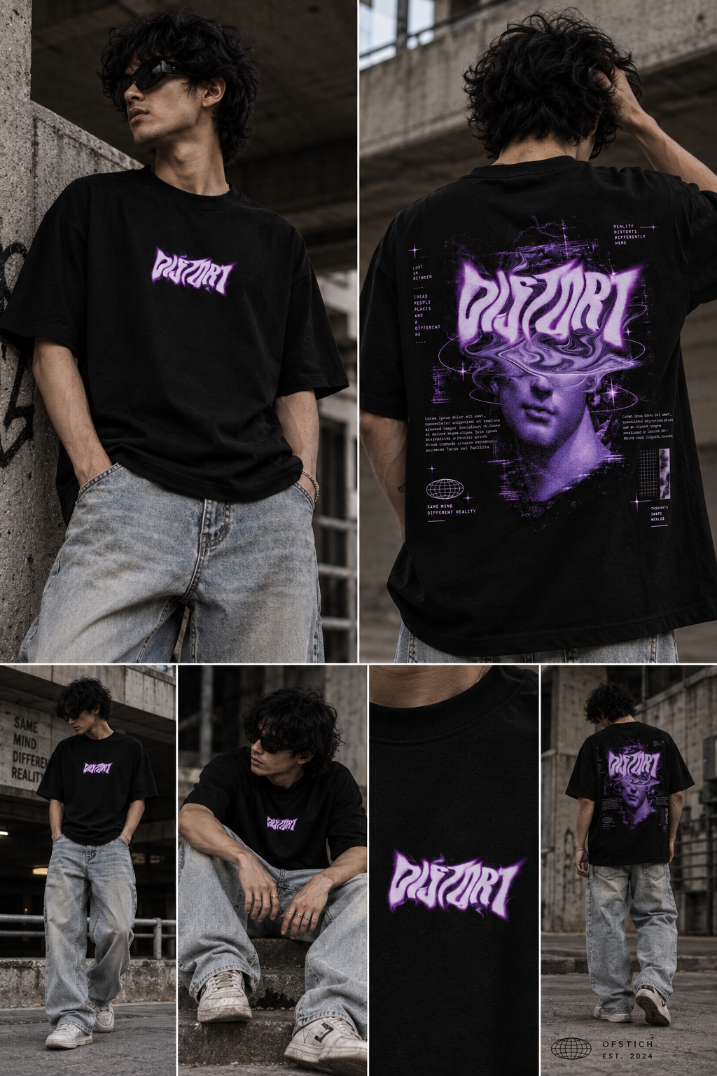 Ofstich Over-sized Tees