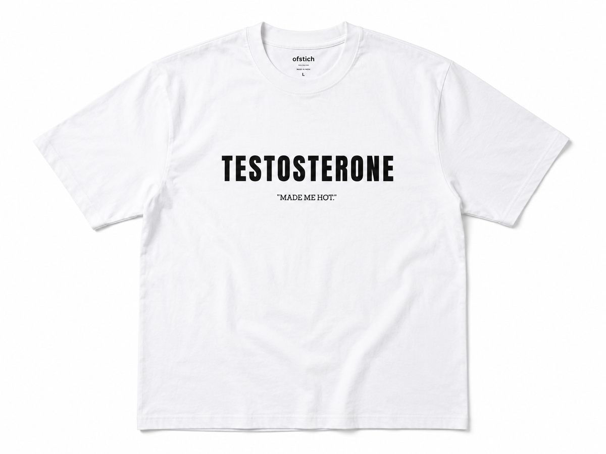 Ofstich Oversized Cotton T-Shirt | 180 GSM Cotton
