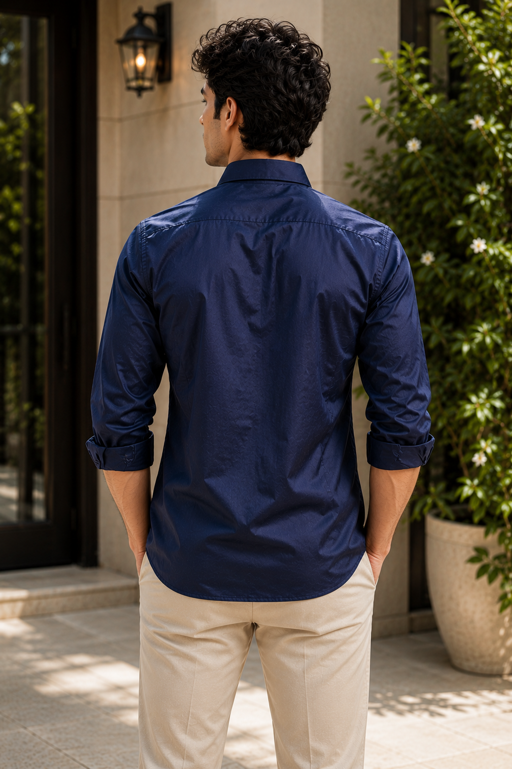 Men's Premium 100% Cotton Satin Finish Shirt