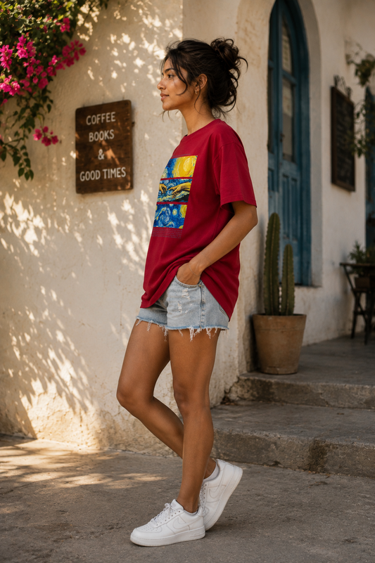 Ofstich Over-sized Tees for women