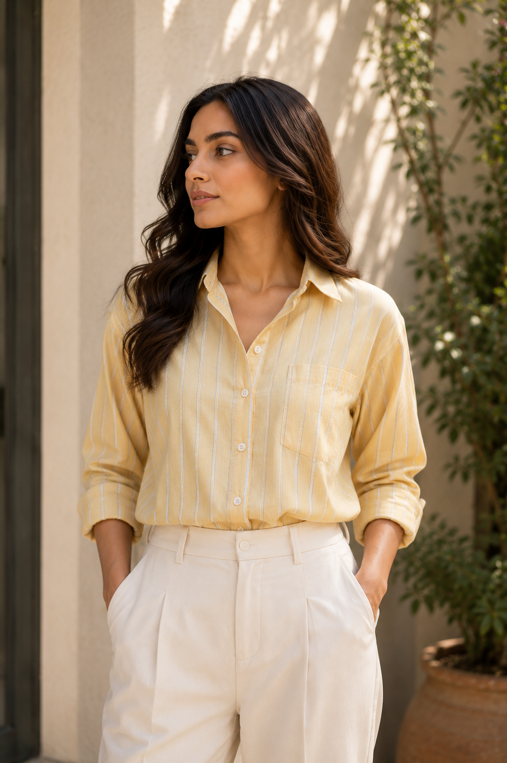 Women's Premium Linen Shirt