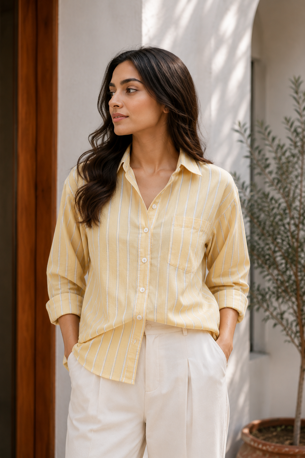 Women's Premium Linen Shirt
