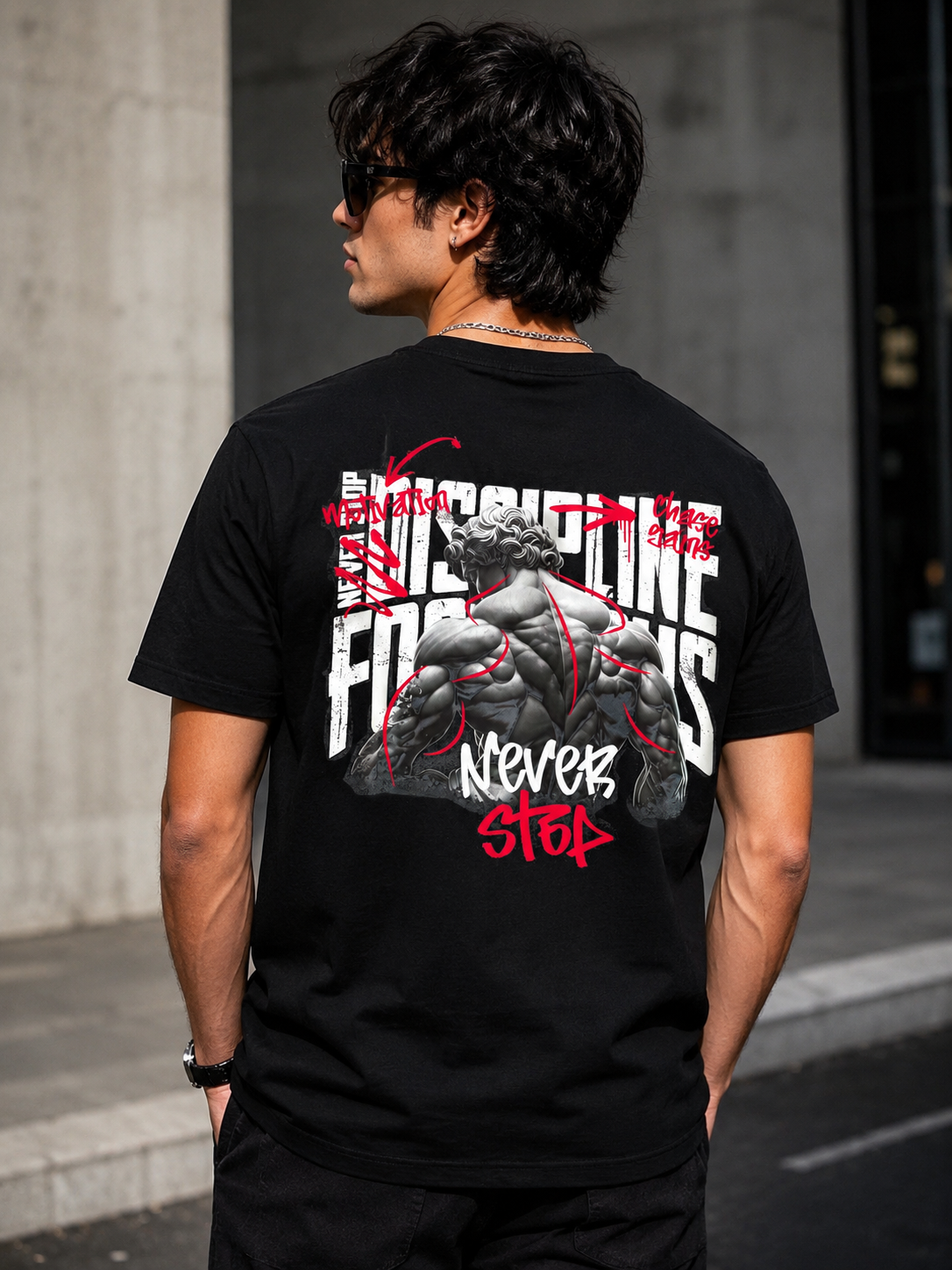 Ofstich Oversized Cotton T-Shirt