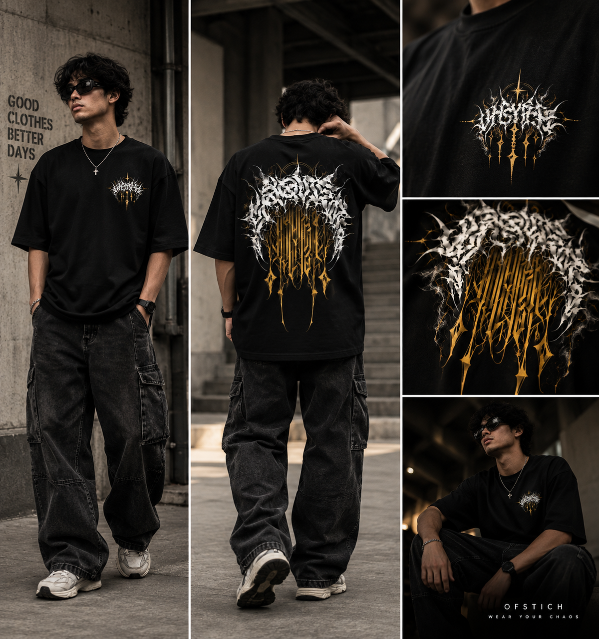 Ofstich Over-sized Tees