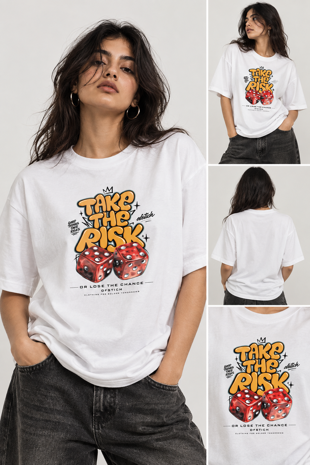 Ofstich Women Essential Over-sized Tees