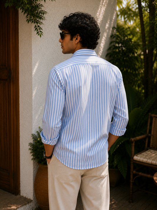Men's Premium 100% Cotton Satin Finish Shirt