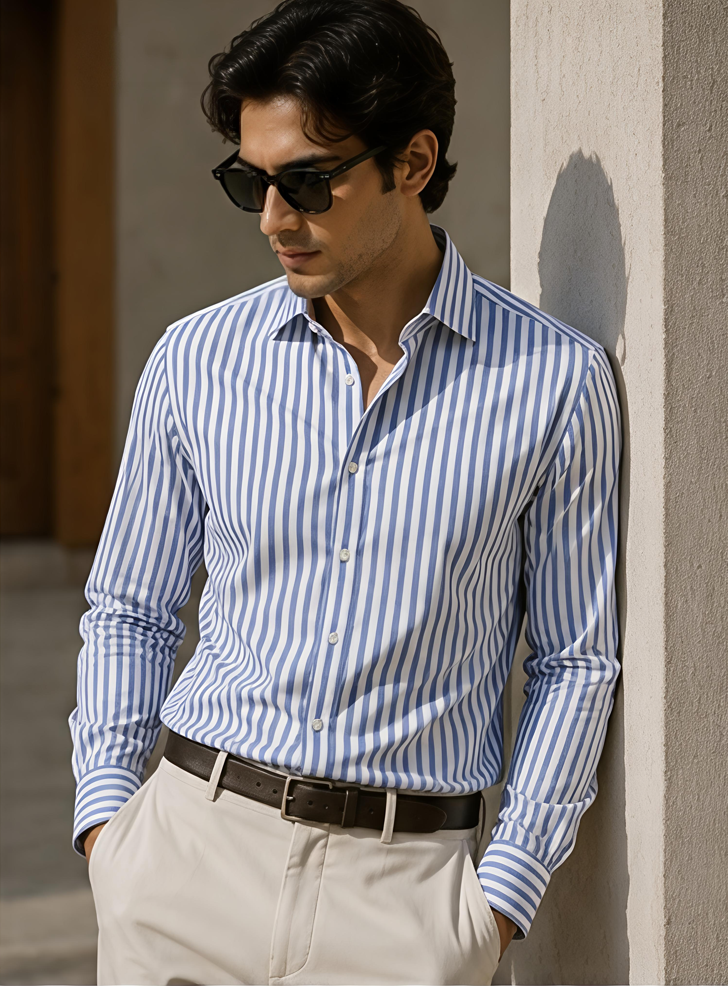 Men's Premium 100% Cotton Satin Finish Shirt