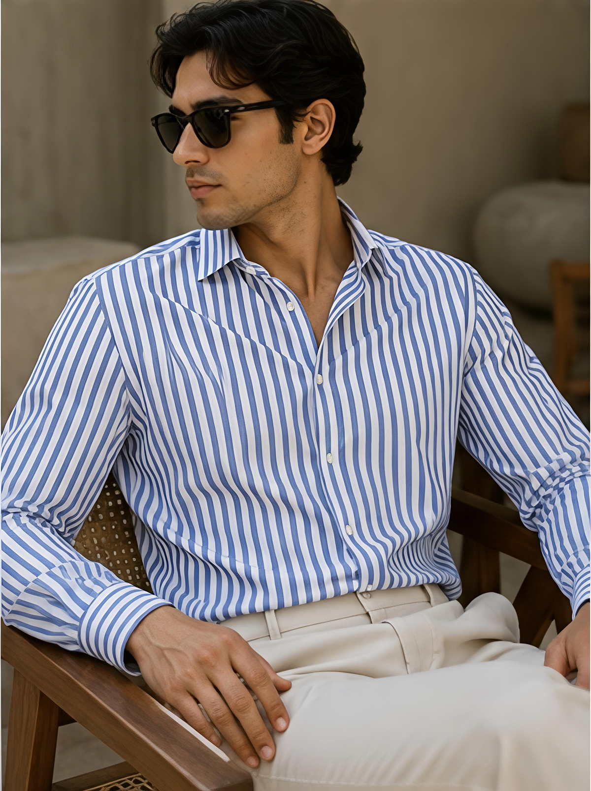 Men's Premium 100% Cotton Satin Finish Shirt
