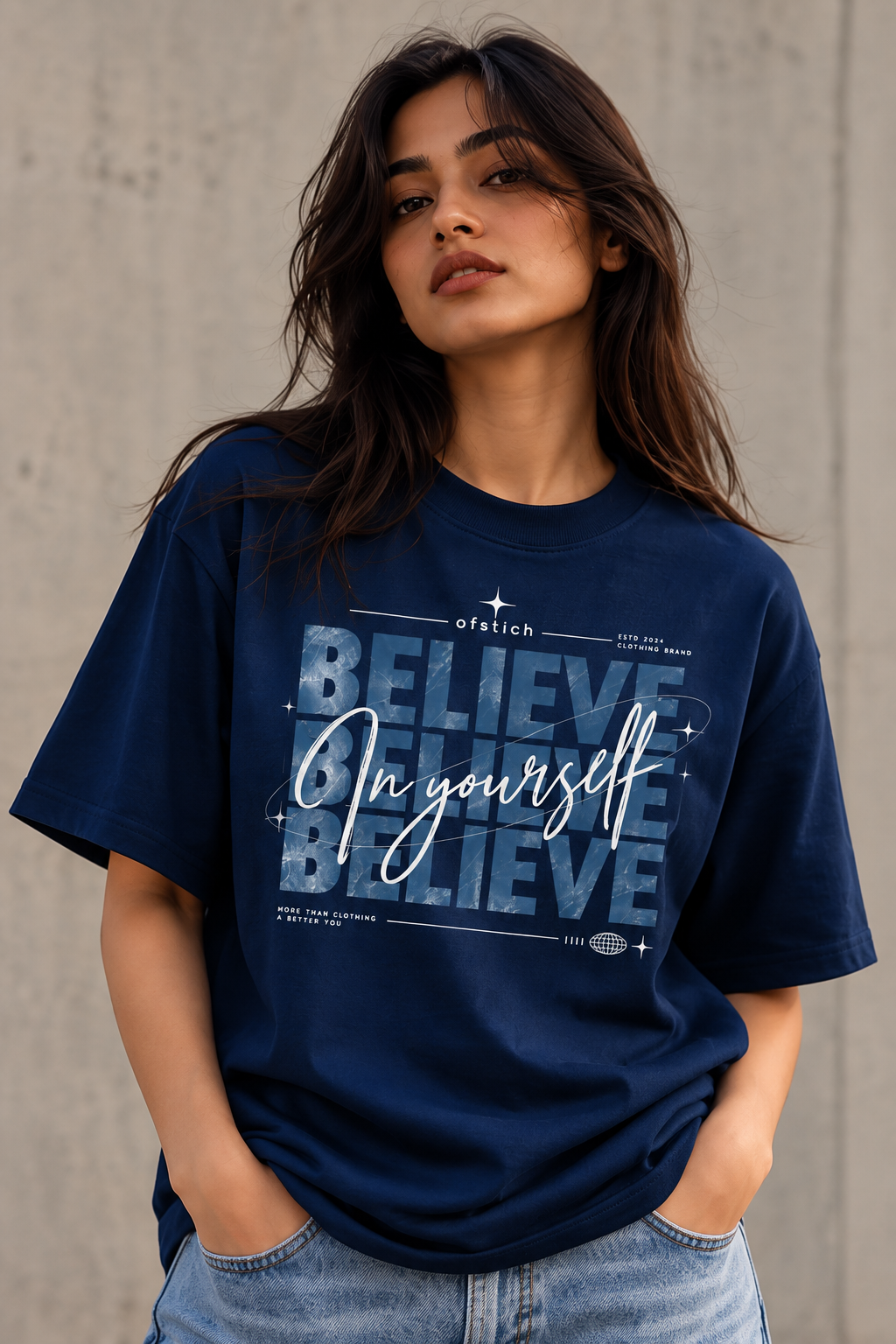 Ofstich Women Essential Over-sized Tees