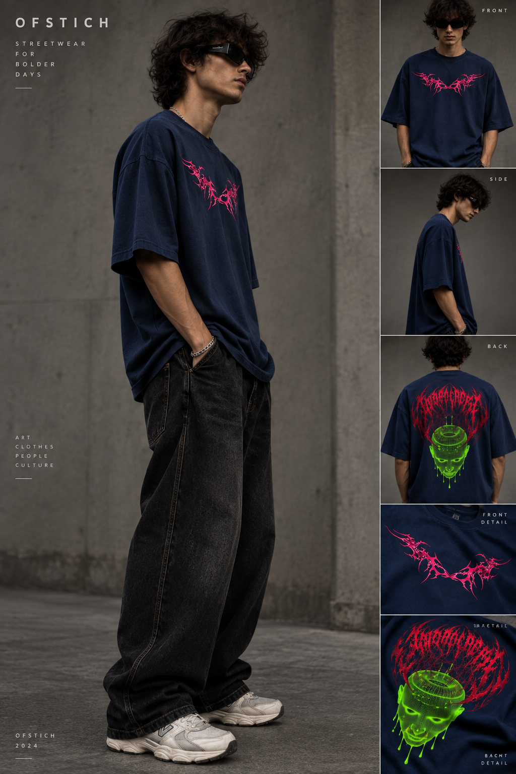 Ofstich Over-sized Tees