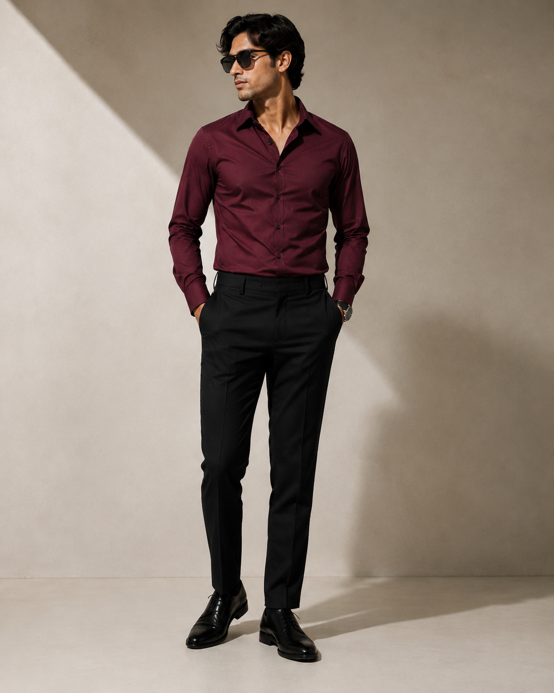 Men's Premium 100% Cotton Satin Finish Shirt