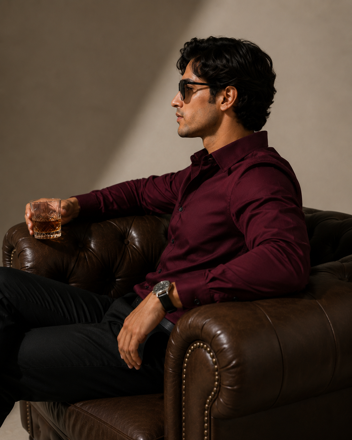 Men's Premium 100% Cotton Satin Finish Shirt
