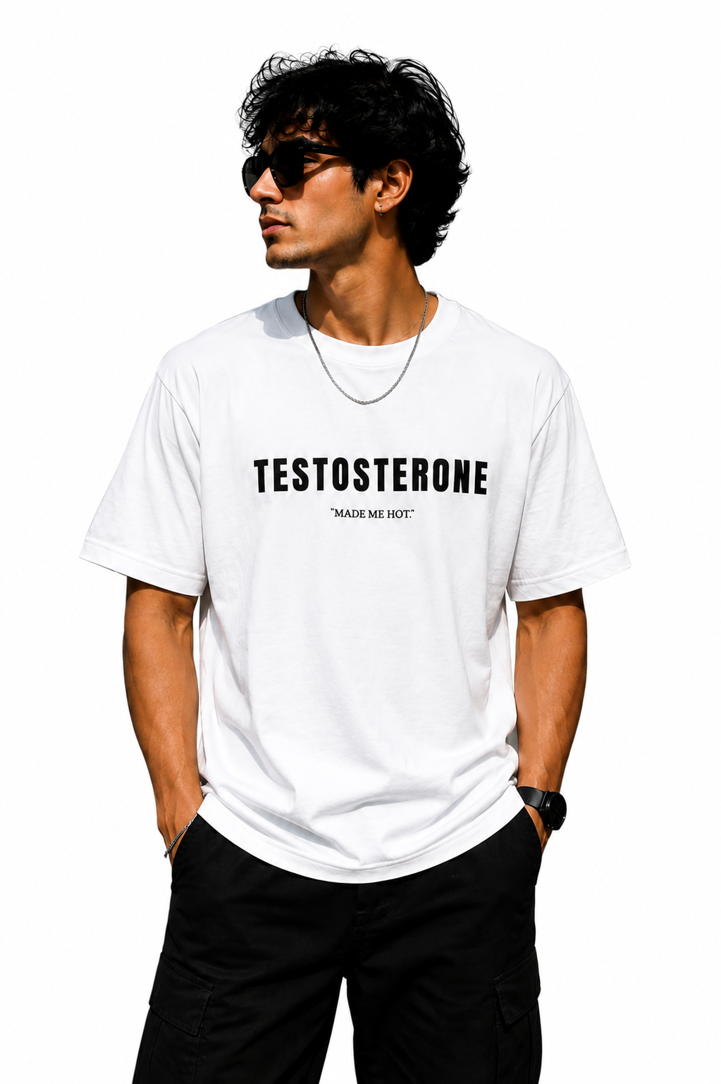 Ofstich Oversized Cotton T-Shirt | 180 GSM Cotton