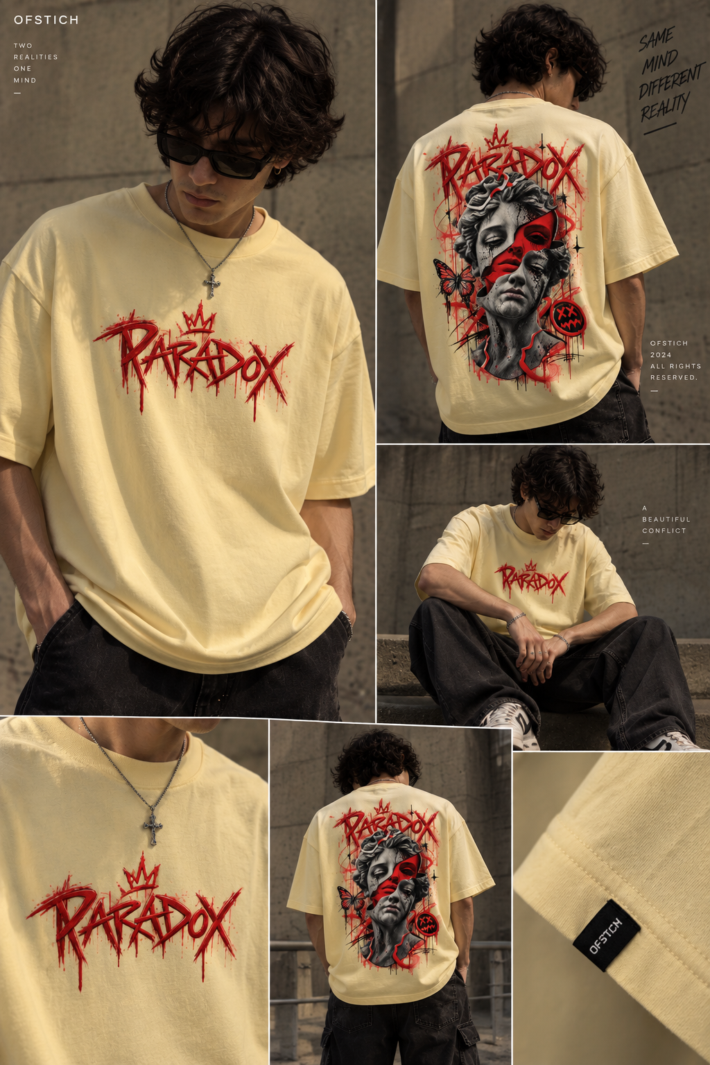 Ofstich Over-sized Tees